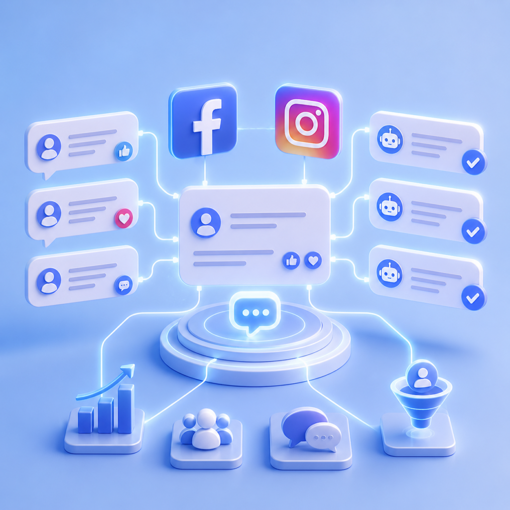 Services comments reply automation (facebook & instagram)