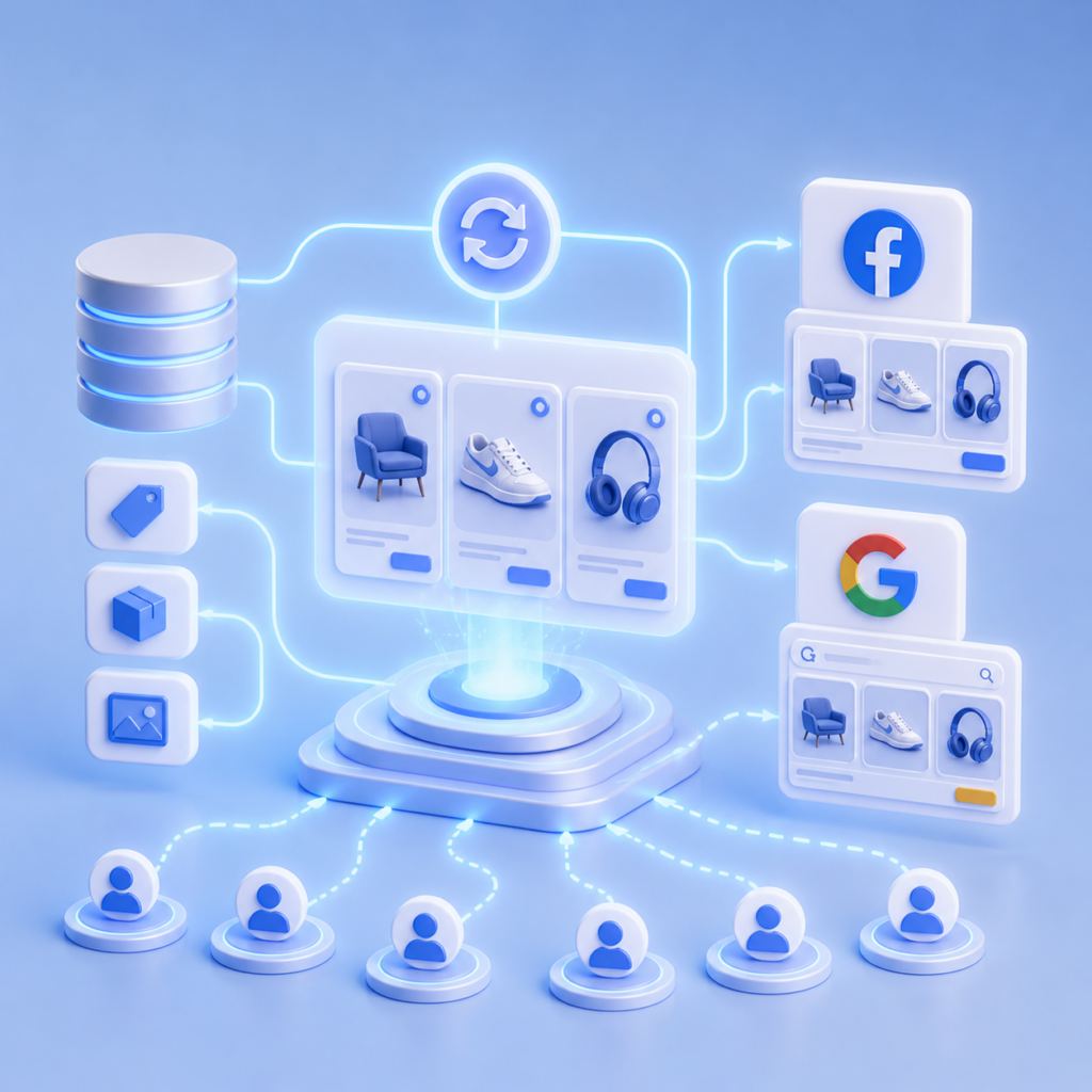 Services dynamic ads on facebook & google