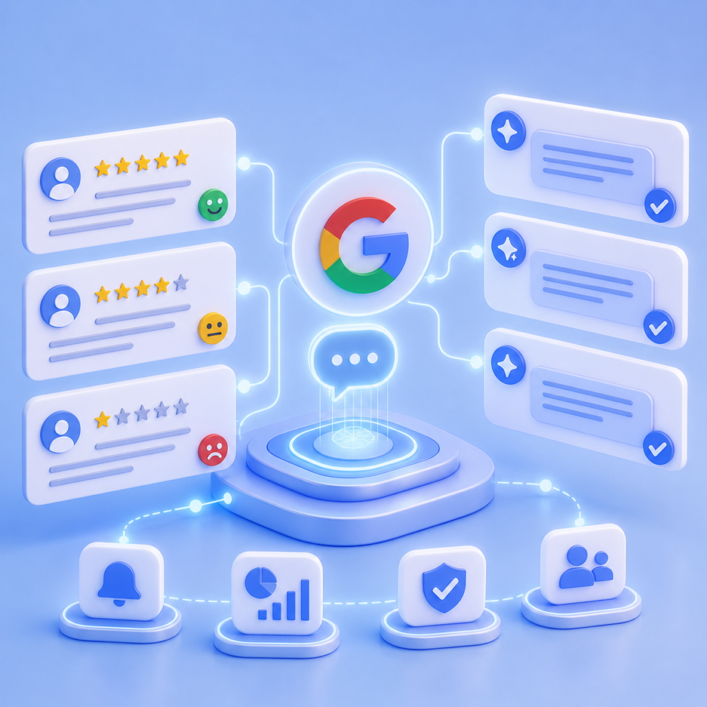 Services google reviews reply automation