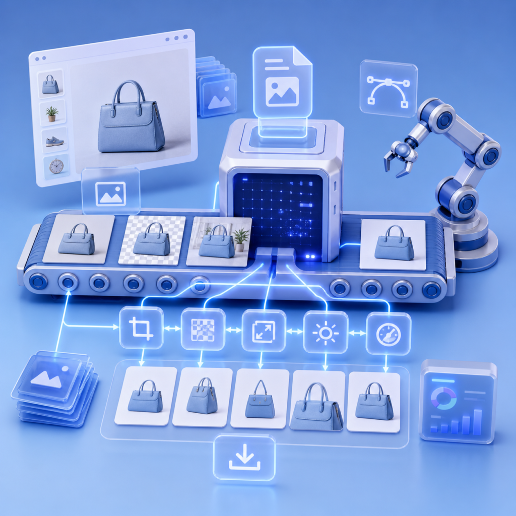 Services image editing automation